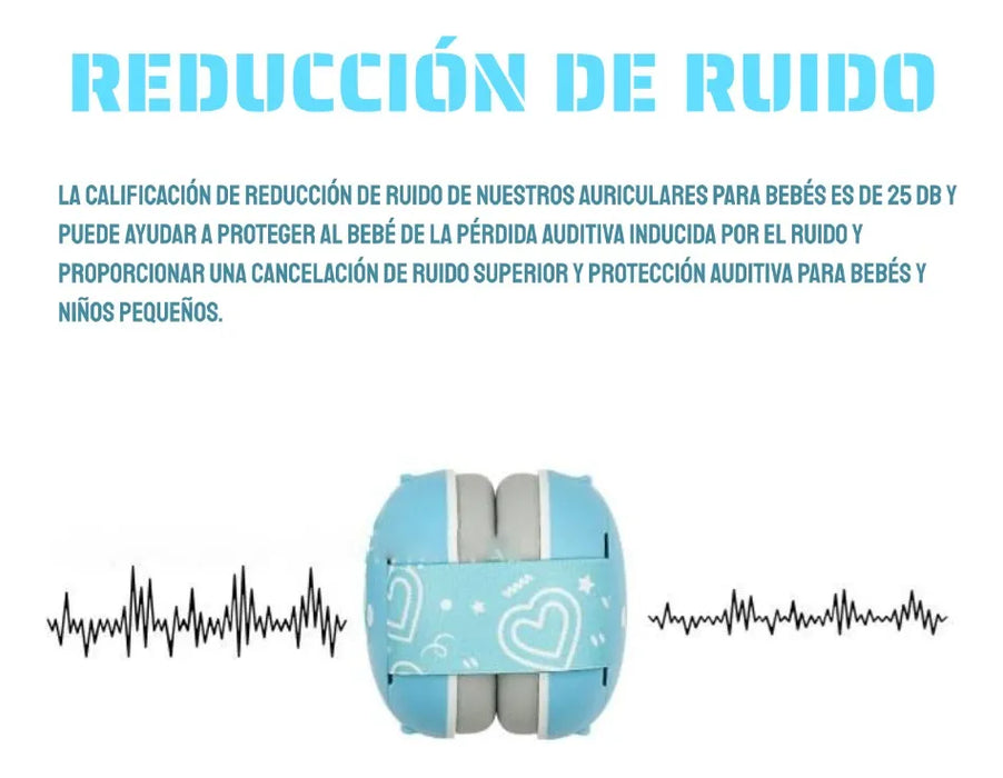 Orejera Ajustable De Protección Auditiva Anti Ruido Nrr 25db 1 VERDE