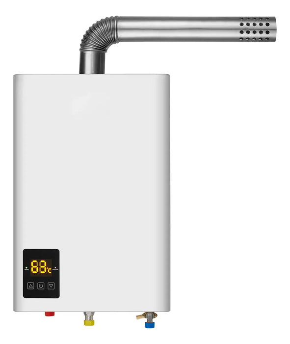 CALENTADOR DE AGUA INSTANTÃ¡NEO MODULAN GAS LP 24LT 48KW BLANCO GLP GRADO B