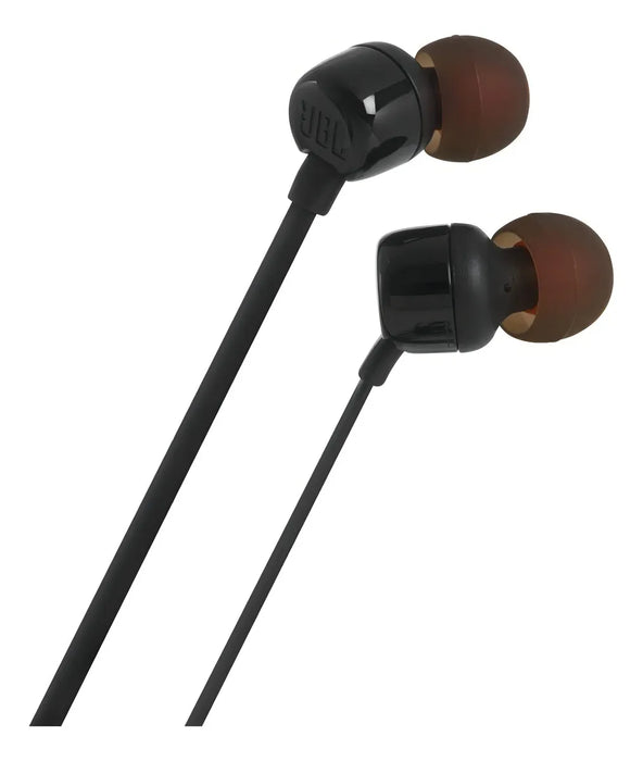 Audífonos in-ear alámbricos JBL Tune 110 JBLT110 black Grado B