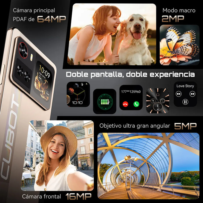 CUBOT KONGKONG X100 GOLD 8 GB RAM 256 GB GRADO B