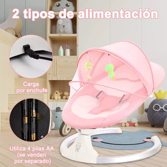 MECEDORA ELECTRICA PARA BEBE CON MOSQUITERA GRADO B