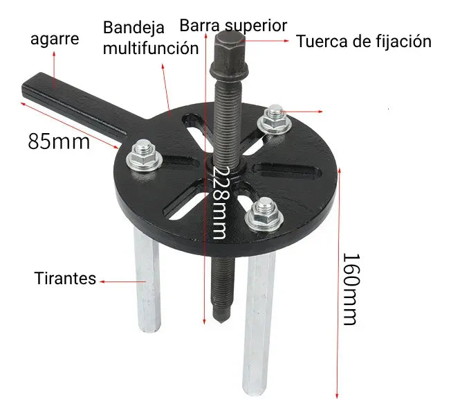 🔧 Kit Profesional de Extractores y Separadores de Baleros  GRADO B⚙️✅