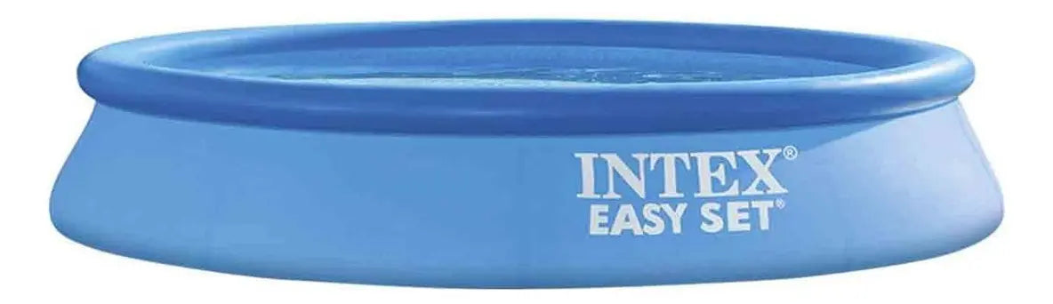 ALBERCA PISCINA INFLABLE EASY SET 305 X 61CM + BOMBA INTEX TAMAÑO GRANDE REDONDA COLOR AZUL GRADO B