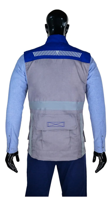 Chaleco Reflectante Bultex Zacatecas 6 Bandas Seguridad Azul Rey /gris XL GRADO B