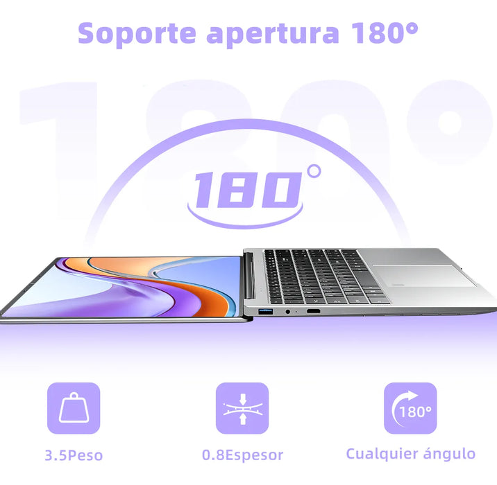 LAPTOP 15.6  8GB RAM 256GB SSD WIN 11 N5095 1080P+RATON GRADO A