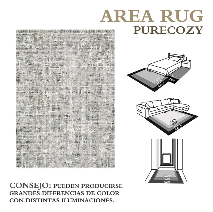 240X300CM TAPETES PARA SALA ALFOMBRA DECORATIVO ABSTRACTO GRADO B