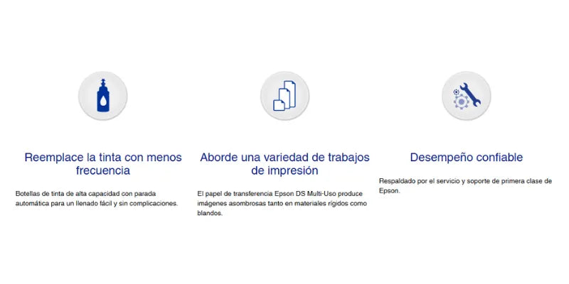 IMPRESORA EPSON SUBLIMACIÓN SURECOLOR A COLOR CON WIFI F170 GRADO B - TiendaKomet México