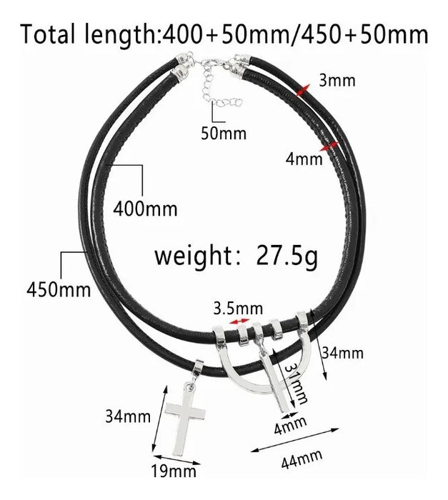 Collar Con Una Cruz Keisuke Baji Tokyo Revengers Manji Anime