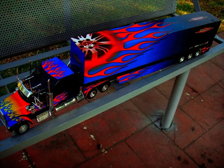 TRAILER CAMION, JUGUETE A RADIO CONTROL ESCALA 1:26 GRADO B