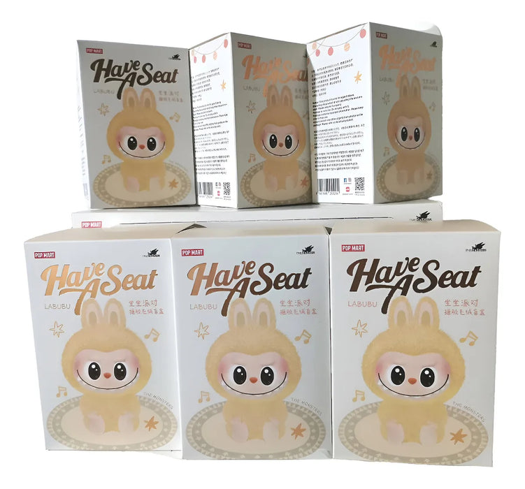 CAJA 6 PIEZAS LABUBU HAVE A SEAT PELUCHE COLECCION LIMITADA GADO B