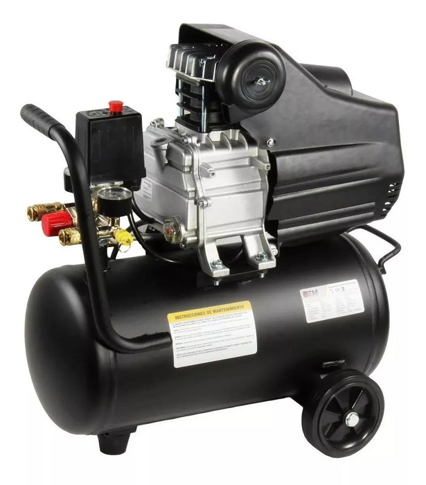 compresora OEM 2.5  coem-2.5 hp 25 lts eléctrico calidad oem color negro fase eléctrica GRADO B
