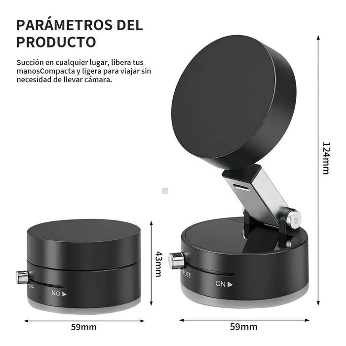 SOPORTE MAGNETICO DE VENTOSA PARA TELEFONO 360