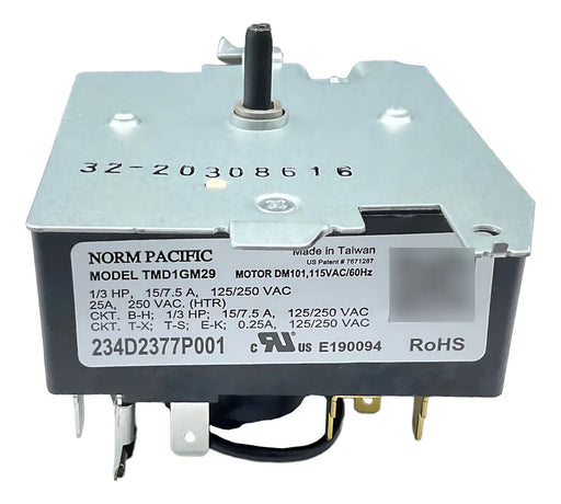 TIMER SECADORA MABE GE ORIGINAL CON PERILLA 234D2377P001 1 GRADO B - TiendaKomet México