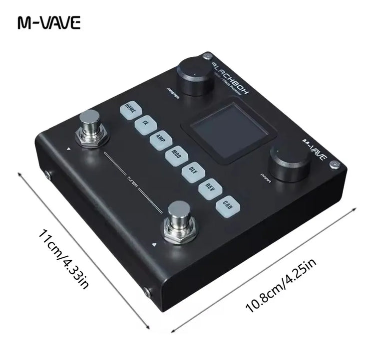 M-VAVE ANNBLACKBOX GUITARRA EFECTO PROCESADOR MULTIFUNCIONAL GRADO A