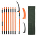VEVOR PODADORA EXTENSIBLE MANUAL SIERRA POSTE ÁRBOL ARBUSTOS COLOR NARANJA GRADO B - TiendaKomet México