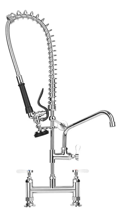 LLAVE PRELAVADO COCINA COMERCIAL GRIFO MEZCLADOR 27'' GRADO B