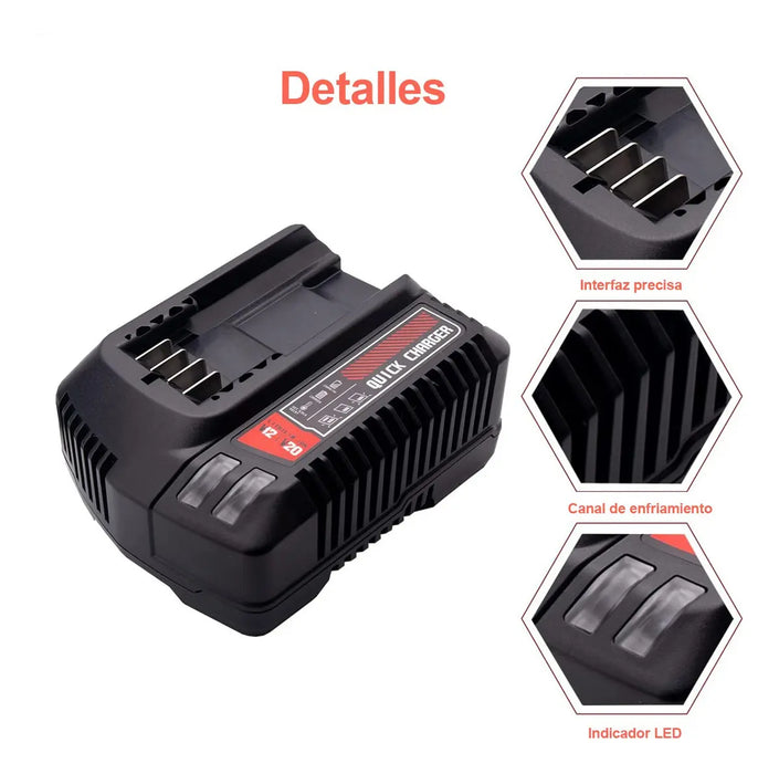 CARGADOR CMCB104 COMPATIBLE CON BATERI­A CRAFTSMAN DE 20 V GRADO B