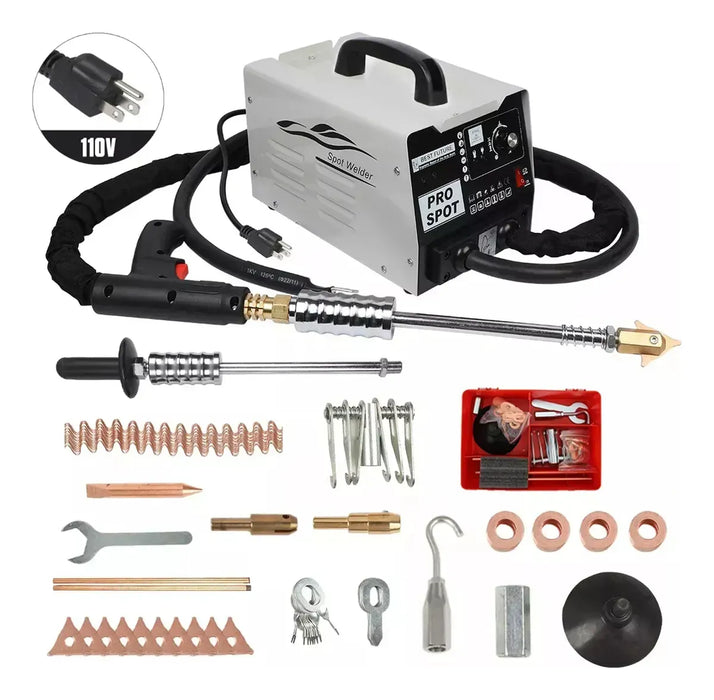 KIT DE REPARACIÓN DE ABOLLADURAS SOLDADOR POR PUNTOS 110V GRADO B
