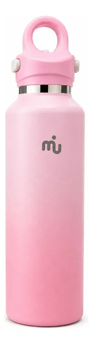MINIKU VASO TERMICO PORTATIL THEROS 600 ML AISLAMIENTO VACIO ROSA THEROS GRADO B