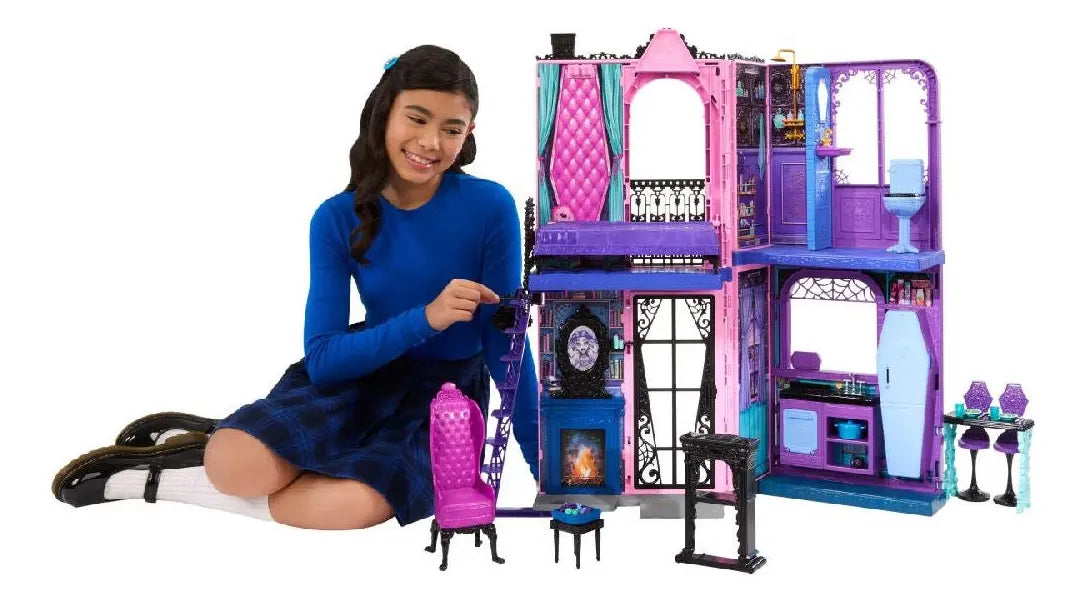 MONSTER HIGH CASA DE MUÃ±ECAS HOTEL BOO-TIQUE MULTICOLOR Grado B