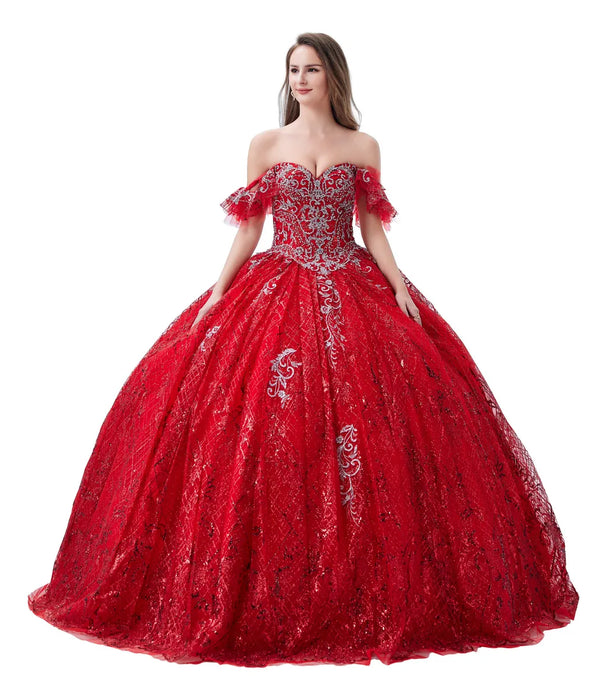 VESTIDO DE QUINCEAÑERA DE NOVIA ROSEBRIDAL DE COLOR BURGUNDY 2 GRADO B