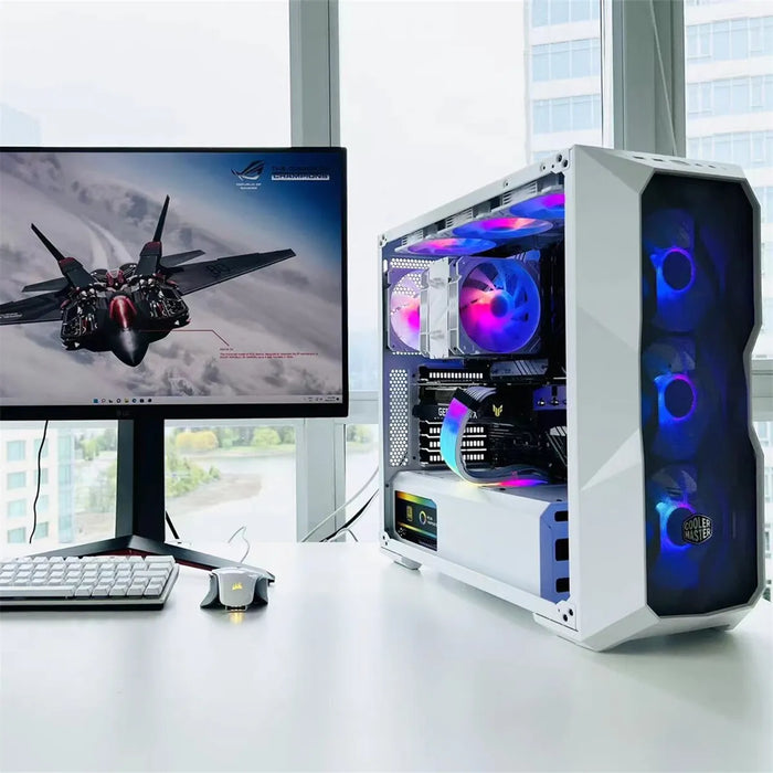 KIT DE 6 VENTILADORES PC GAMER, DISIPADORES DE CALOR RGB GRADO A