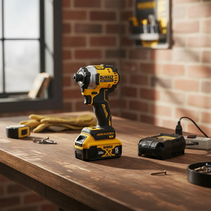 Destornillador de Impacto DeWalt | Modelo DCF850 | 20V | Motor Brushless | 1/4" | 205Nm | 1 Batería + 1 Cargador | Grado B ✨