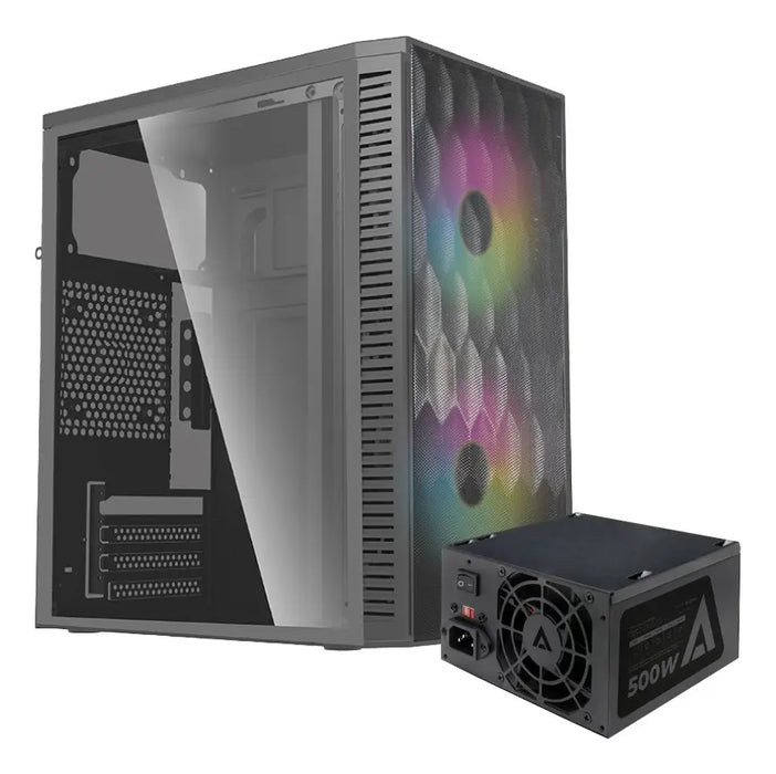 GABINETE MINI TORRE FUJI GC470 | M-ATX, 500W USB 3.0, 2XFAN GRADO B