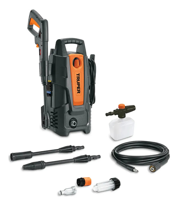 HIDROLAVADORA TRUPER HILA-1500P 1500PSI + MANGUERA 5M AMARILLO/NEGRO 60 HZ GRADO B