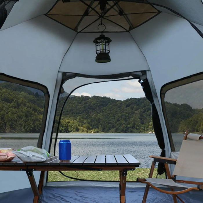 tienda casa de campaã±a grande camping 280ã—280cm 6-8 personas Grado B