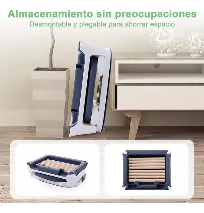 SILLA PERIQUERA DE BEBE 5 EN 1 COLOR AZUL MARINO CON BLANCO GRADO B