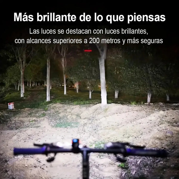 LUCES DE BICICLETA RECARGABLES GRADO B