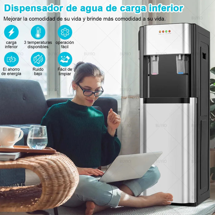 BUYIO DISPENSADOR DE AGUA FRÍA CALIENTE OCULTO ELÉCTRICO G 3 GRADO B