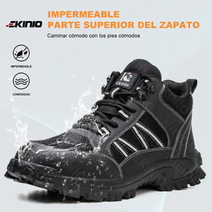 ZAPATOS DE SEGURIDAD TENIS BOTAS INDUSTRIAL PARA HOMBRE NUMERO 27.5 GRADO A