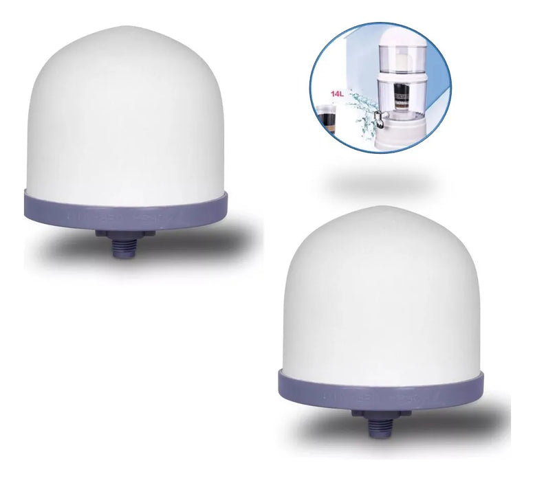 Filtro De Repuesto Huining De CÃºpula De CerÃ¡mica, 2 Piezas GRADO B