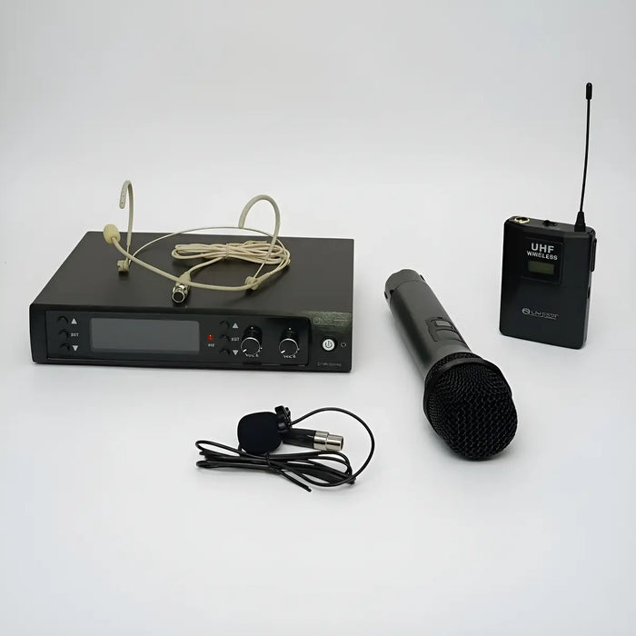 LIM AUDIO MICROFONO STW-33HUL SISTEMA MIC INALAMBRICO UHF NEGRO GRADO B