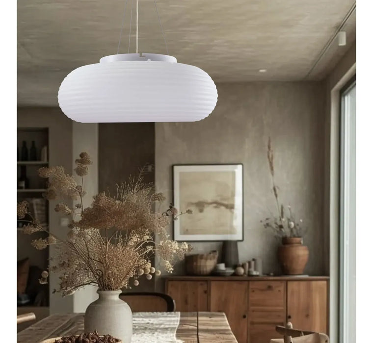 LÁMPARA DE TECHO LED EMPOTRADA CON MANDO A DISTANCIA BLANCO GRADO B