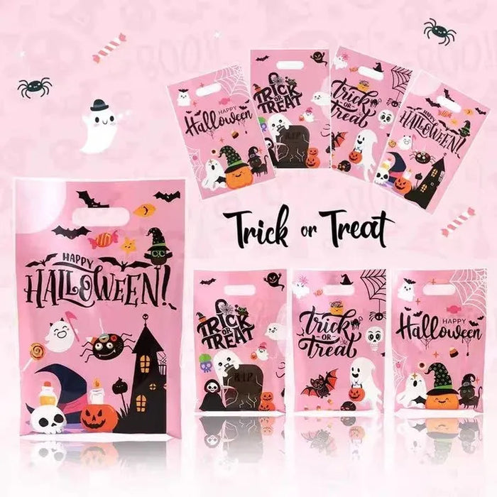 bolsas ecolagicas dulceros calabaza halloween regalo 150 pcs