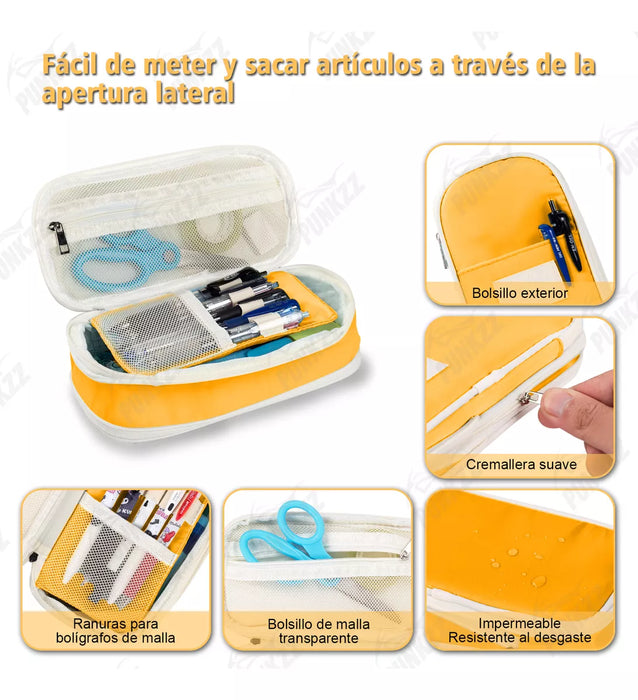 Estuche Para Lapices Expandible Capa De Gran Capacidad