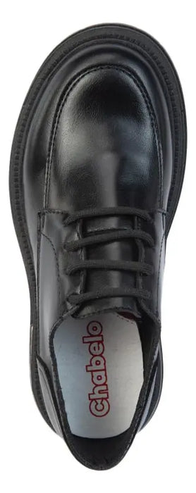 ZAPATO ESCOLAR ZAPATOS CHABELO NEGRO NIÃ±A 745P GRADO B NUMERO 18
