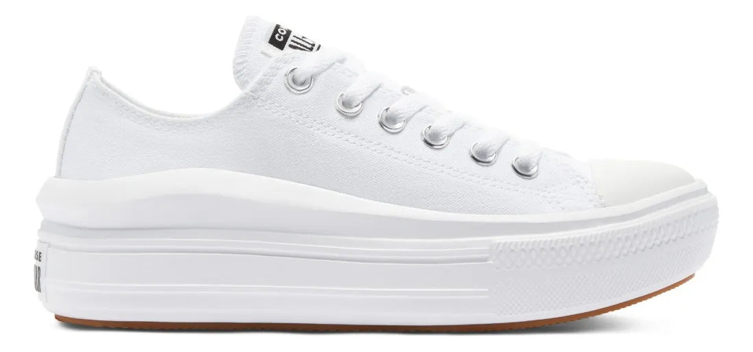 Tenis Converse All Star Move Ox Blanco Con Plataforma Mujer Adulto TALLA 24 CM