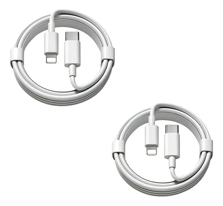 2pzs Cable De Carga Rapida Tipo C Para iPhone 11 12 13 14 2m