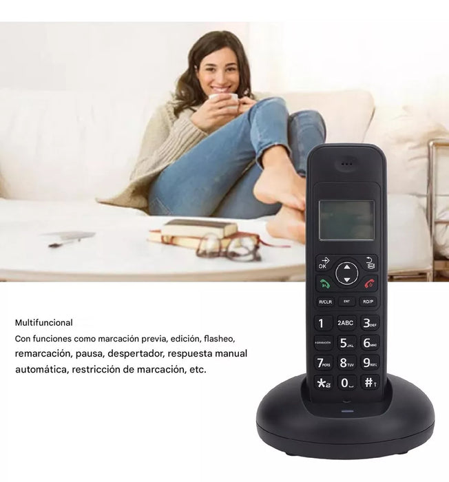 TELEFONO INALAMBRICO TELEFONO FIJO CON TECLADO GRANDE GRADO B