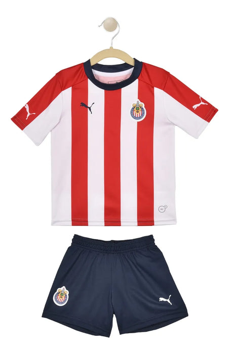 Jersey Y Short Chivas - Puma - 752800 01 - Roja Niños 5-6 AÑOS