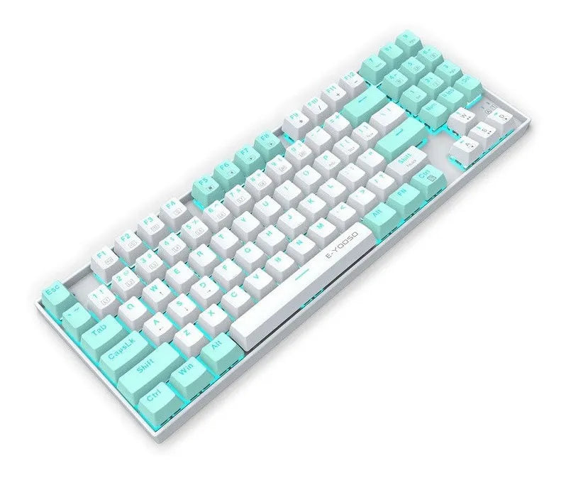 Teclado Mecánico Para Jugadores, Con Cable Usb Grado A