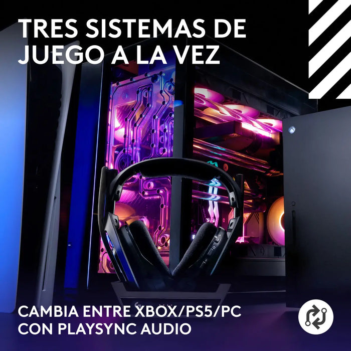 Auriculares Y Estacion Base Astro A50 5ta Gen Logitech G Negro GRADO B