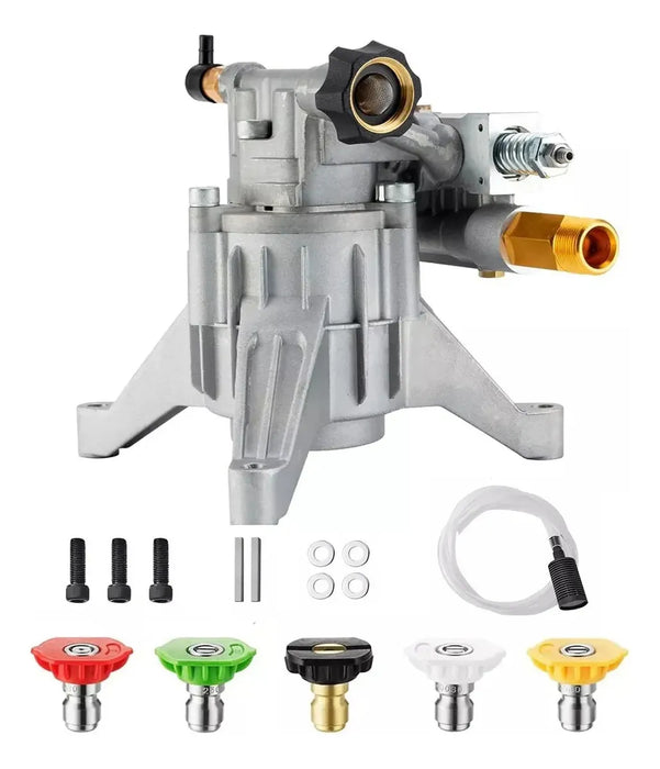 BOMBA HIDROLAVADORA GASOLINA YELEIDIYA 3400PSI EJE VERTICAL 7/8 PULGADAS PLATEADO 50 HZ/60 HZ GRADO B