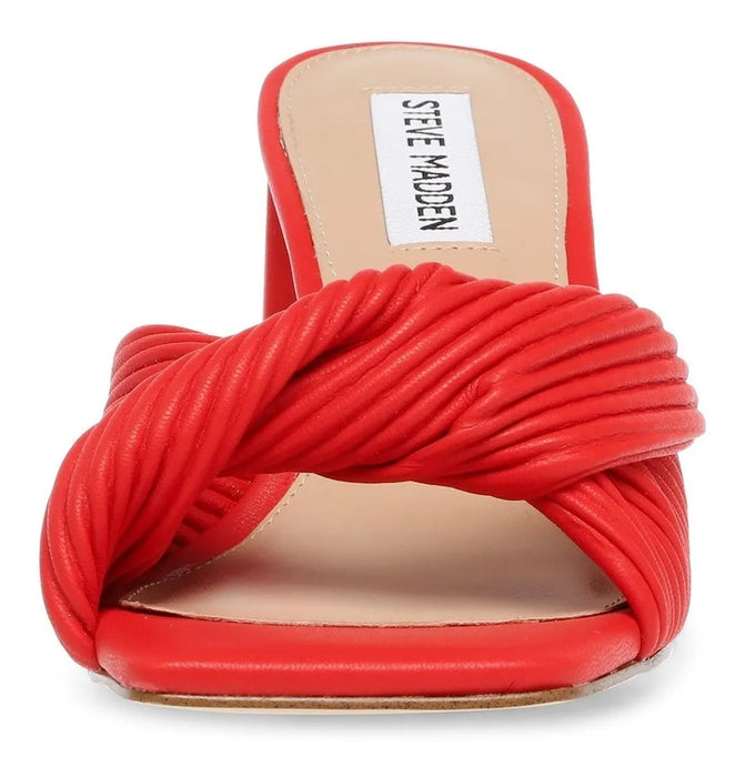 SANDALIA STEVE MADDEN LEVITY TACO CUADRADO PARA MUJER TALL 23 GRADO B