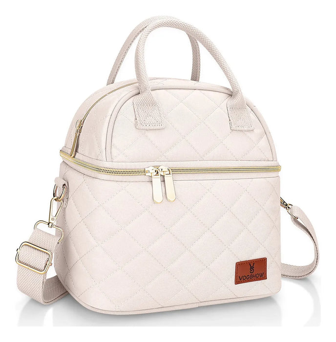 Lonchera Termica Bolsa De Almuerzo Portátil Fiambrera 13l Blanca GRADO A