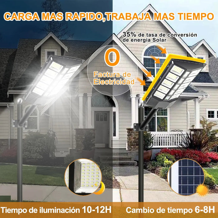 Lámpara Solar Exterior Suburbana Alumbrado Público 1500w GRADO B